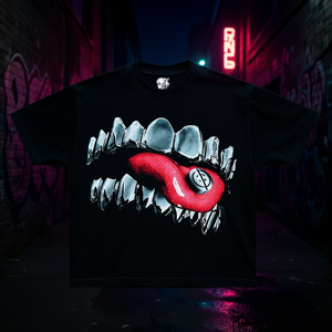 เสื้อยืดกราฟิก Grillz Unhappy Tablet ทรงโอเวอร์ไซส์ คอกลม สตรีทแวร์ ผู้ชาย ผ้าฝ้ายเจอร์ซีย์ 100% พิมพ์ลาย แขนสั้น - Product Image 2