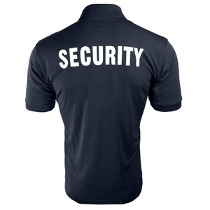 T-shirt Polo Unisex Promozionale Stile USA per Guardie di Sicurezza/Eventi con Bandiera sul Braccio, Taglie Grandi, 100% Poliestere, Manica Corta - Product Image 5