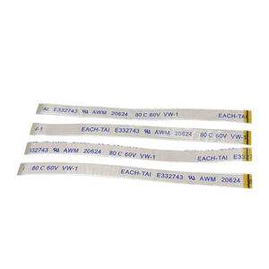 Кабель жгут проводов <span class=keywords><strong>4</strong></span>-контактный Гибкий плоский кабель 0,5 мм с шагом 165 мм длиной E485813 Awm 20624 80c 60v кабель с экраном использование устройства - Product Image 2