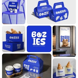 Seau alimentaire jetable en papier couché écologique, étanche, pour collations, sucre, nouilles, bonbons, restauration rapide, pâtes, <span class=keywords><strong>restaurant</strong></span> - Product Image 5