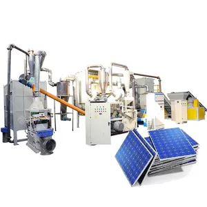 Solar Panels Recycling Machine PV Photovoltaic Panel Shredding Plant