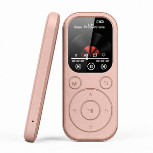 Reproductor de Música MP3 Portátil con Bluetooth, Pantalla Táctil IPS HD y Radio FM para Deportes y Estudio, Grabador de Audio sin Pérdidas, Altavoz - Product Image 1