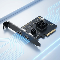 Carte de capture vidéo HDMI PCIe 2.0 X4 professionnelle UC4K60H en gros, faible latence, 4K 60fps, avec support profil bas pour OBS