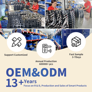 तुया वाई-फाई 3 डी फेस रिकग्निशन स्मार्ट ऑफिस ग्लास डोर संयोजन लॉक सिंगल डोर डबल डोर बिना ओपन एक्सेस कंट्रोल लॉक - Product Image 6