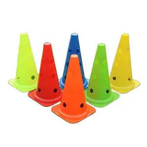 Plastic Agility Cones Indoor Outdoor Sports Soccer Flexible Cone For Training Party Activity Traffic Drills