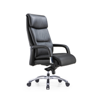 Chaise de bureau de direction moderne en cuir PU avec design ergonomique, siège confortable pour usage domestique ou professionnel
