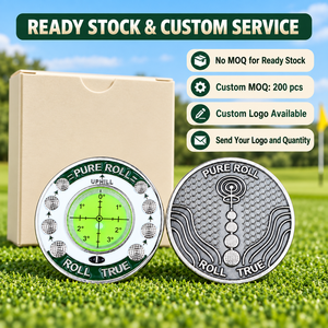 Golf Club Tournament Custom Green Reader Bubble Level Metal Putting Tool Personalized Event Gift Supplier Factory Direct - Product Image 6