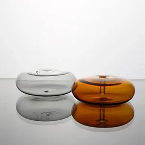 스틱 향 홀더 미니 향 버너 유리 향 홀더 독특한 유리 제품의 2023 사용자 정의 도매 유형