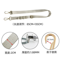 Nouveau réglable en Nylon téléphone portable Double crochet téléphone lanière sangle bandoulière lanière pour téléphone portable Nylon croix corps téléphone sangle