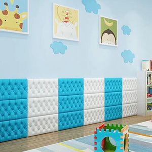 Adesivo Decorativo Antiurto per Testata del <span class=keywords><strong>Letto</strong></span>, Decorazione Morbida per Camera dei Bambini, Carta da Parati per Camera da <span class=keywords><strong>Letto</strong></span>, Adesivo in Schiuma per Testata del <span class=keywords><strong>Letto</strong></span> - Product Image 3