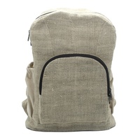 Sac à dos pour ordinateur portable en chanvre unisexe de qualité supérieure, style bohème géométrique, fermeture éclair durable, doublure en coton, 36-59L, collège, école, randonnée