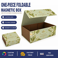 Boîte cadeau personnalisée en papier recyclé, emballage en carton pliable de luxe, design magnétique pliable, personnalisation, casquette de baseball, chapeau bob
