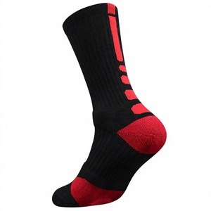 Chaussettes de sport personnalisées respirantes, antidérapantes, à séchage rapide, absorbant la transpiration, en spandex tricoté, imprimées en sérigraphie, unies, avec revers, pour l'été - Product Image 5