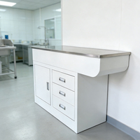 Instruments chirurgicaux vétérinaires réutilisables en acier inoxydable, armoire chirurgicale pour hôpital vétérinaire