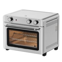 Four de cuisine multifonction 26L le plus vendu avec friteuse à air et rôtissoire 1800W, commande par bouton, chauffage rapide et nettoyage facile