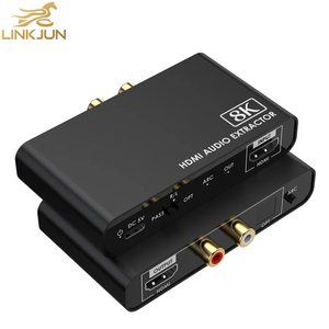 Mới A430 5.1 lõi dây dẫn âm thanh vắt Splitter <span class=keywords><strong>Adapter</strong></span> 8K 60Hz 1080P HD 3D Arc HDMI cáp cho âm thanh - Product Image 1