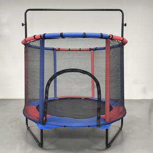 Trampoline pour enfants Zoshine série 55 pouces, haute qualité avec filet de sécurité et barre de maintien, intérieur/extérieur pour enfants - Product Image 3
