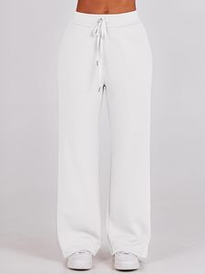 Conjunto de 2 piezas WINGTU con logotipo personalizado, suéter de manga larga con media cremallera para <span class=keywords><strong>mujer</strong></span>, conjunto de pantalones anchos de talla grande para <span class=keywords><strong>mujer</strong></span> - Product Image 6