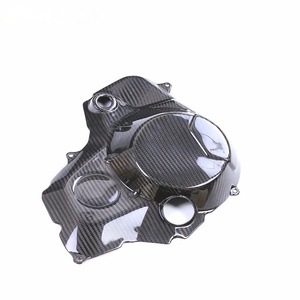 Couvercle de moteur en fibre de carbone sèche 3K pour Kawasaki H2 H2R 2015+, coque de protection du moteur de moto - Product Image 4