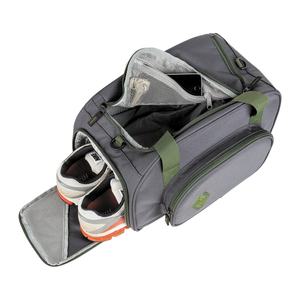 Échantillon gratuit Sacs de sport de voyage pliables en nylon de qualité supérieure personnalisés avec de grands sacs de voyage de nuit par des designers OEM - Product Image 5
