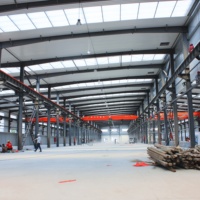 Atelier industriel en structure métallique, entrepôt, bâtiment préfabriqué en acier, usine de structures métalliques préfabriquées