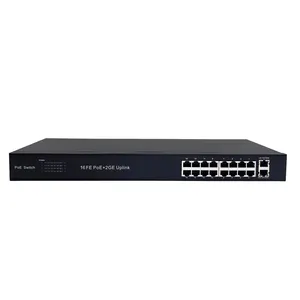 POE Switch 16 24 Port 100M POE Single Port Output 90W And 2-port Gigabit RJ45 Unmanaged