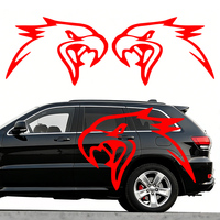 2 autocollants personnalisés en vinyle motif aigle, taille sur mesure, décorations graphiques durables et autocollantes pour carrosserie de voiture