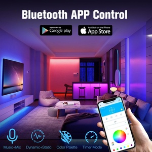 DAYBETTER 130ft LED Strip Lights <b>RGB</b> Indoor Desk Bedroom Decor with Remote 24V Smart Power Supply Birthday Gifts - Product Image 2