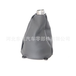 หัวเกียร์หนังสีดำสำหรับ Honda Civic รุ่นที่ 8 ปี 2006-2011 สไตล์คลาสสิก - Product Image 1