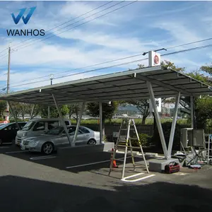주거용 태양 광 발전 프레임 모듈 스테이션 간이 차고 주거용 자동차 주차 태양 지붕 프레임 용 알루미늄 가정
