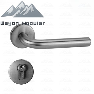 Maniglia a leva solida Wayon Set per porte interne per porte in acciaio inossidabile maniglia porta industriale negozio uso ufficio ospedale - Product Image 4