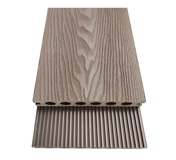 3 D Wpc Decking Vườn Ngoài Trời Được Sử Dụng Composite Nhựa Gỗ Ban Wpc Boong Gạch