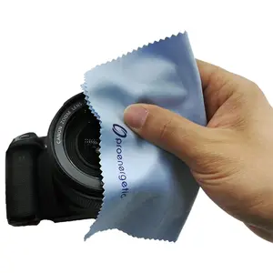 Chiffon pour lentilles en microfibre avec logo imprimé personnalisé en gros