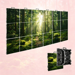 Écran LED couleur plein format pour extérieur, IP66, haute luminosité, lisible en plein soleil, boîtier en aluminium moulé sous pression, taille personnalisable, service frontal - Product Image 2