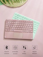 Clavier avec pavé tactile pour iPad 10e génération, étui pour Pro 11 2024, Air 6 5 4 10,9 pouces, 10,2 7 8 9e Air 3 Pro, housse intelligente pliable, fabriqué en Chine