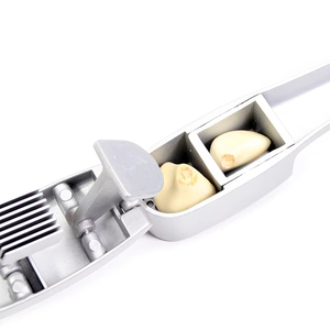 Prensa de Ajo y Cortador de Jengibre 2 en 1 de Aluminio al por Mayor, Utensilio de Cocina con Función de Rebanado y Trituración - Product Image 6
