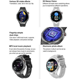 Dt5 Pro GPS Smartwatch ai trợ lý giọng nói cảm ứng BT gọi điện thoại thể thao đồng hồ thể dục Tracker NFC thanh toán kỹ thuật số thông minh đồng hồ - Product Image 6