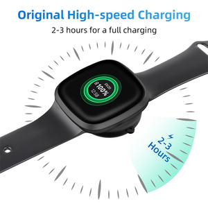 Base magnética de cargador rápido de venta al por mayor para accesorios de <span class=keywords><strong>Fitbit</strong></span> para Sense/Sense <span class=keywords><strong>2</strong></span>/Versa 3/Versa 4/Ace LTE Smartwatches OTP OVP - Product Image 5