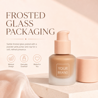 Fond de Teint Liquide Matifiant Anti-Brillance Waterproof Effet Flou Naturel Effet Verre Givré Maquillage Quotidien Marque Privée
