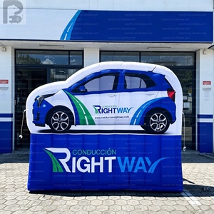 Panneau publicitaire géant gonflable en forme de voiture avec base – Décoration promotionnelle pour véhicules et signalétique gonflable - Product Image 2