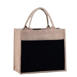 Hot selling wholesale custom logo hello weekend, printed reusable natural burlap linen hemp beach tote shopping jute bags/