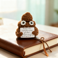 Vente en gros de collection de peluches au crochet faites à la main, adorables poupées tricotées inspirantes, cadeaux populaires pour les détaillants
