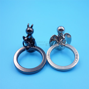Llavero de Metal con Figura de Ángel Sólido, Aleación de Zinc, Níquel Brillante, Grabado, Colgante, Regalo Empresarial, Personalizable y Portátil - Product Image 4