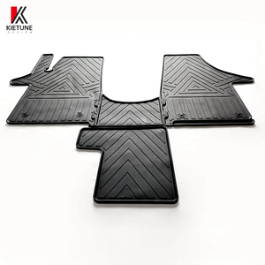 4 Uds TPE 3mm de espesor alfombrillas de coche de ajuste personalizado para VW Transporter <span class=keywords><strong>Caravelle</strong></span> Multivan T5 T6 BUS 2003-2019 KIETUNE - Product Image 5