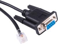 6p6c Rj11 Rj12 Conector macho a Db9 Hembra Rs232 Cable adaptador de puerto serie