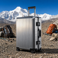 Maleta de Aluminio de 20-29 Pulgadas, Elegante y Clásica, para Viajes de Negocios, Resistente, con Candado TSA, Venta al Por Mayor