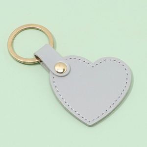 <b>Custom</b> Laser Logo Fashion Decoration Love Shape Accessories Heart-Shaped Double Side Small Car <b>Key</b> Ring Pendant Keychain - Product Image 3