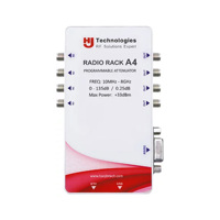Harga Pabrik Cina 10MHz - 8GHz 4 Kanal Attenuator Digital RF Genggam yang Dapat Diprogram Model A4