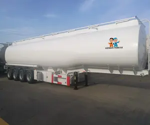 Großhandel 4 Achsen 45000 L Transport Benzin Öltank Diesel kraftstoff tanker Sattel auflieger Heizöl tank Sattel auflieger Zum Verkauf
