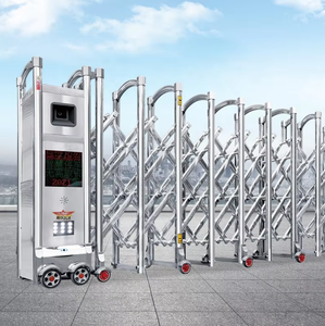 Modern Design Electric Retractable Gate with Aluminum Collapsible <b>Sliding</b> & <b>Swing</b> Open Styles for House Hotel & Garden - Product Image 2